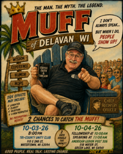 Muff speaking flyer